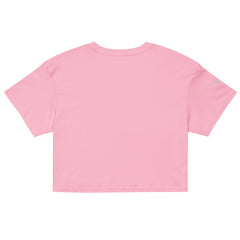 Crop-Top Signature V Brodé – Valsen – couleur Bubblegum