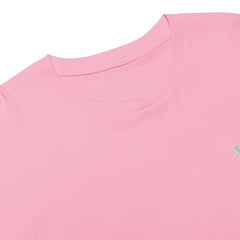 Crop-Top Signature V Brodé – Valsen – couleur Bubblegum