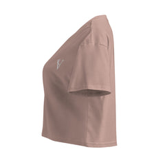 Crop-Top Signature V Brodé – Valsen – couleur Hazy Pink
