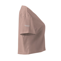 Crop-Top Signature V Brodé – Valsen – couleur Hazy Pink