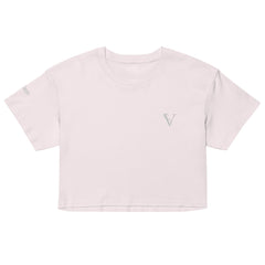 Crop-Top Signature V Brodé – Valsen – couleur Orchidée