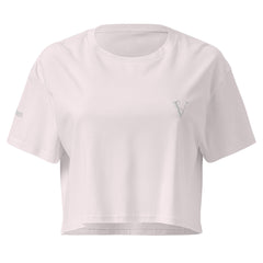 Crop-Top Signature V Brodé – Valsen – couleur Orchidée