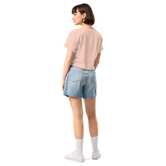 Crop-Top Signature V Brodé – Valsen – couleur Pale Pink