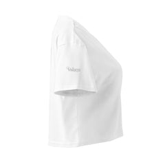Crop-Top Signature V Brodé – Valsen – couleur Blanc