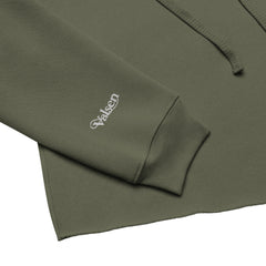 Sweat à Capuche Crop-Top Signature V Brodé – Valsen – couleur Vert Militaire