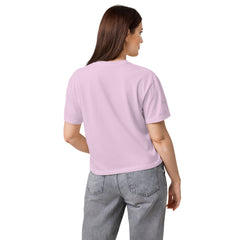 T-shirt Boxy Épais Signature V Brodé – Valsen – couleur Orchidée