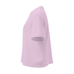 T-shirt Boxy Épais Signature V Brodé – Valsen – couleur Orchidée