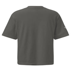 T-shirt Boxy Épais Signature V Brodé – Valsen – couleur Pepper