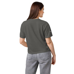 T-shirt Boxy Épais Signature V Brodé – Valsen – couleur Pepper