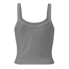 Débardeur Côtelé Signature V Brodé – Valsen – couleur Gris Chiné