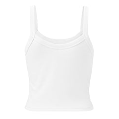 Débardeur Côtelé Signature V Brodé – Valsen – couleur Blanc