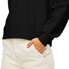 Sweat Coton Bio Signature V Brodé – Valsen – couleur Noir