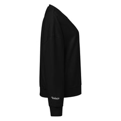 Sweat Coton Bio Signature V Brodé – Valsen – couleur Noir