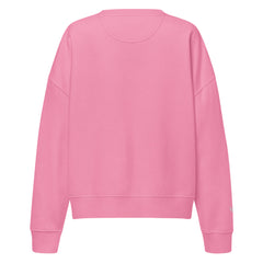 Sweat Coton Bio Signature V Brodé – Valsen – couleur Bubble Pink