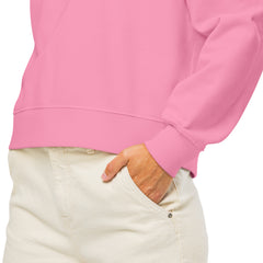Sweat Coton Bio Signature V Brodé – Valsen – couleur Bubble Pink