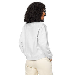 Sweat Coton Bio Signature V Brodé – Valsen – couleur Gris Chiné