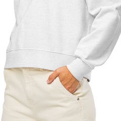 Sweat Coton Bio Signature V Brodé – Valsen – couleur Gris Chiné