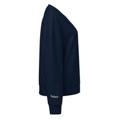 Sweat Coton Bio Signature V Brodé – Valsen – couleur French Navy