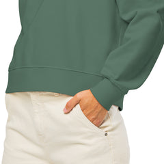Sweat Coton Bio Signature V Brodé – Valsen – couleur Green Bay