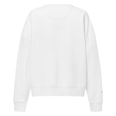 Sweat Coton Bio Signature V Brodé – Valsen – couleur Blanc
