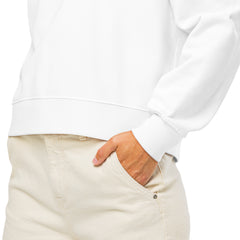 Sweat Coton Bio Signature V Brodé – Valsen – couleur Blanc